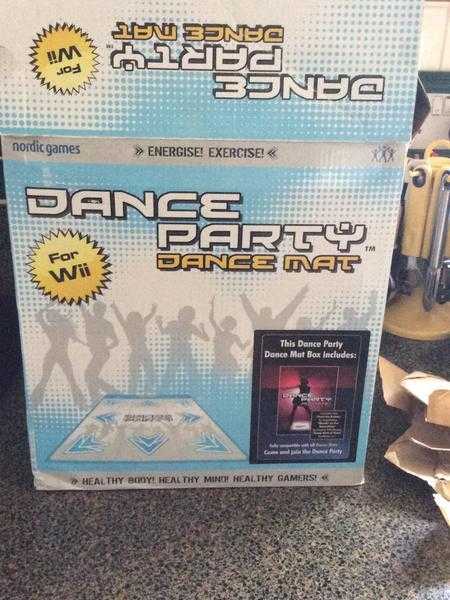 Wii dance party dance mat.