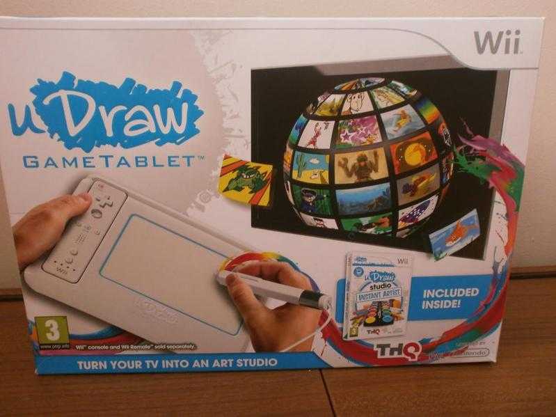 WII draw with instant artist game included in original box