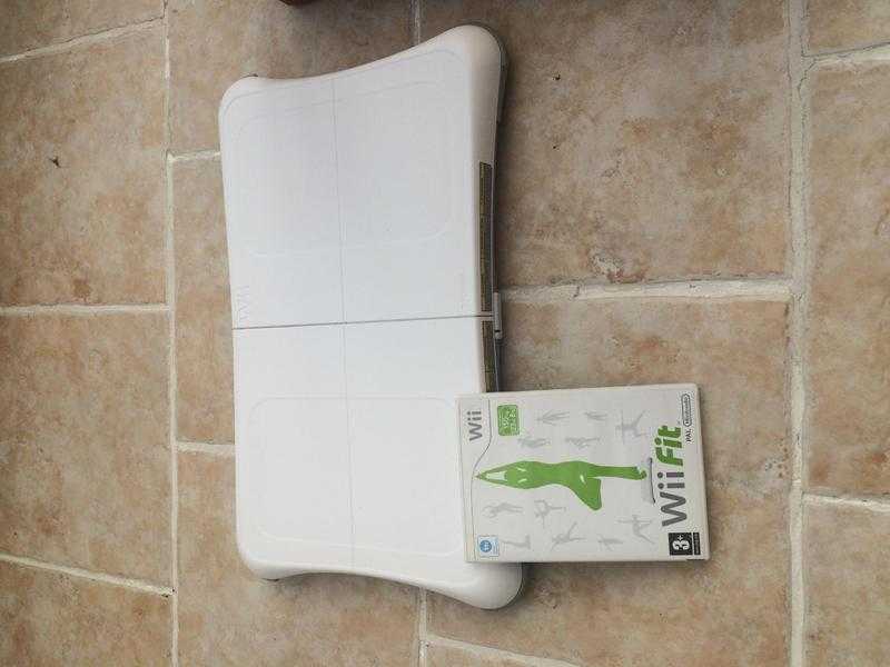 Wii fit board and disc