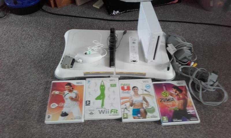 wii fit board and games
