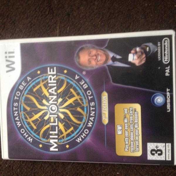 wii game who wants to be a millionaire