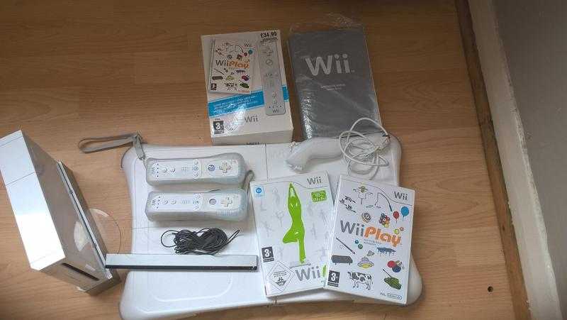 wii games console, controls and game039s