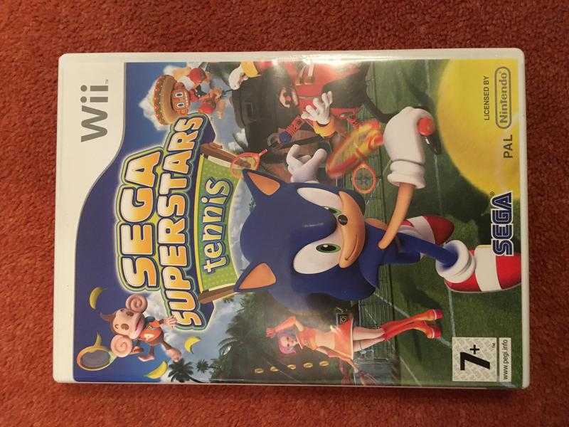 Wii sega superstars tennis game