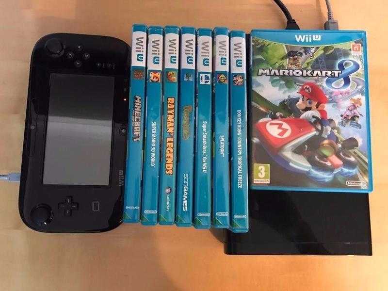 Wii u with games