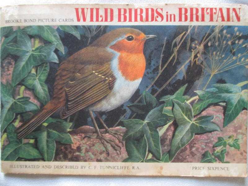 WILD BIRDS OF BRITAIN - Brooke Bond Tea cards