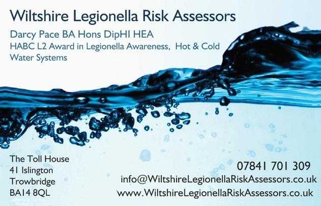 Wiltshire Legionella Risk Assessors - Trowbridge Melksham Westbury Chippenham Frome water test testi
