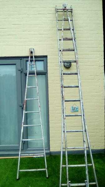 window cleaners ladders x2