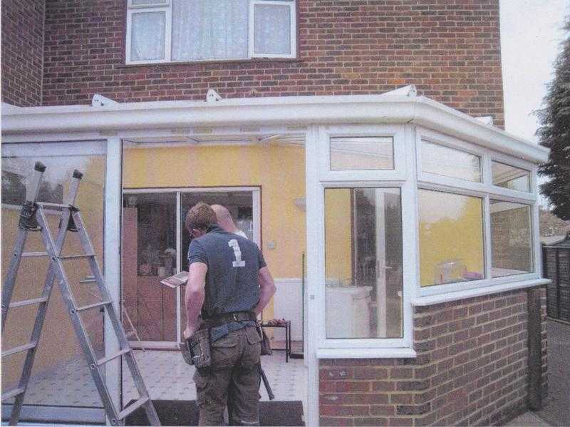 Windows, patio door, roofing, building materials for house extension