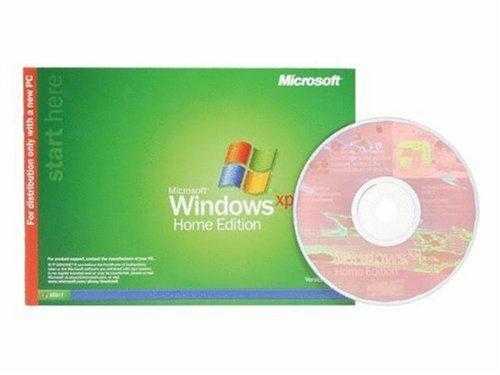 Windows XP Home Edition with Service Pack 3, English, 1 pack DSP OEI CD