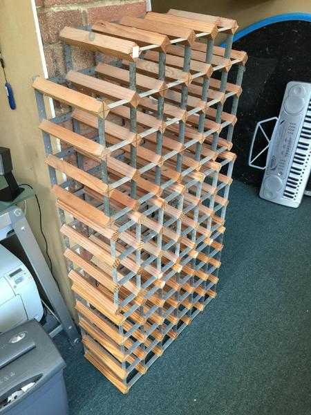 Wine rack- to hold 64 bottles