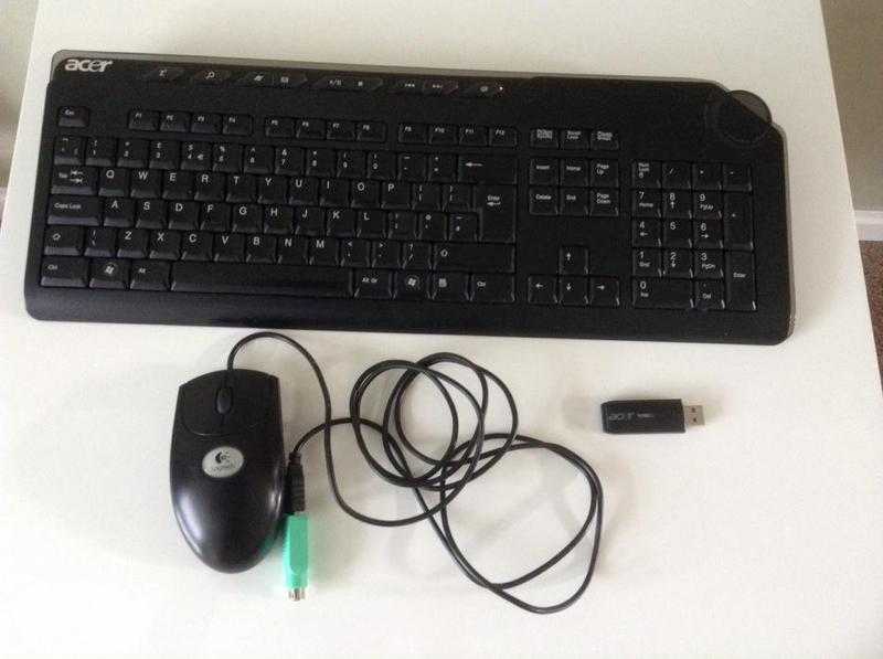 Wireless computer keyboard