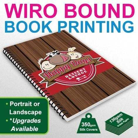 Wiro Bound Books A4 Printing