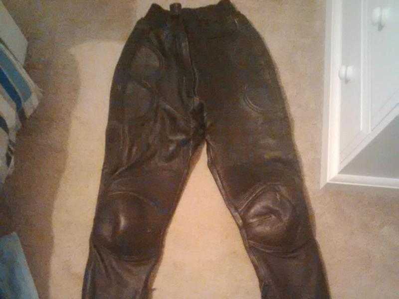 Women039s leather motorcycle trousers