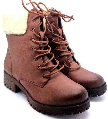 Womens Warm Shoes New Classy Winter Shoes for Women Brown UK 4 EU 37