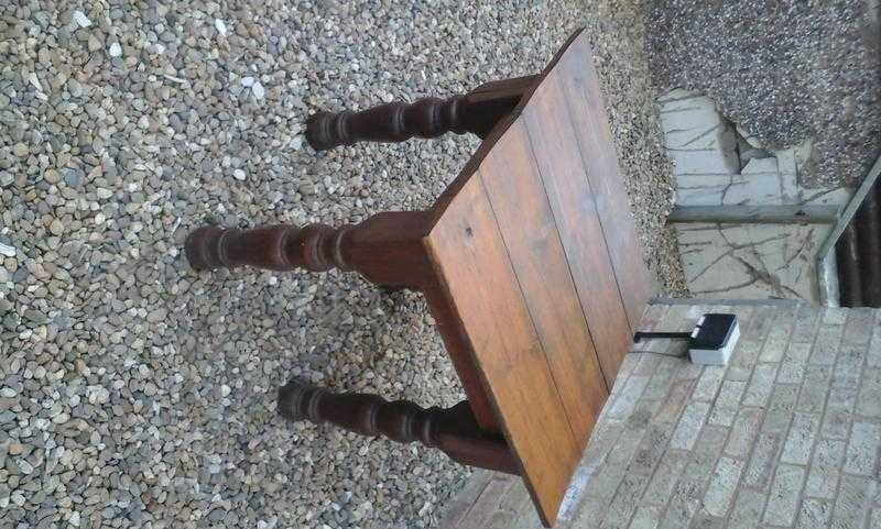 Wonderful, Rustic, Mahogany Garden Table.