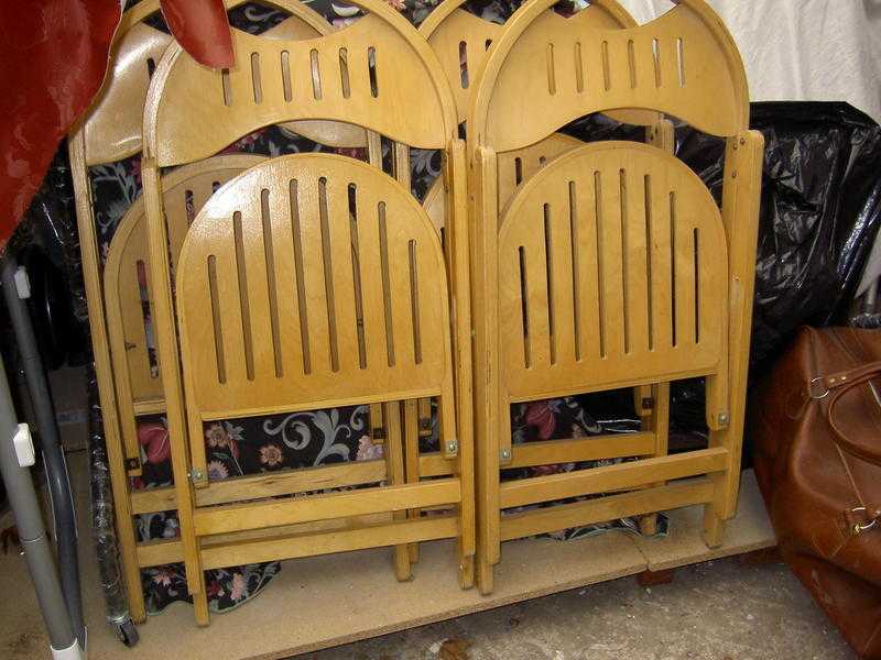 wood fold chairs