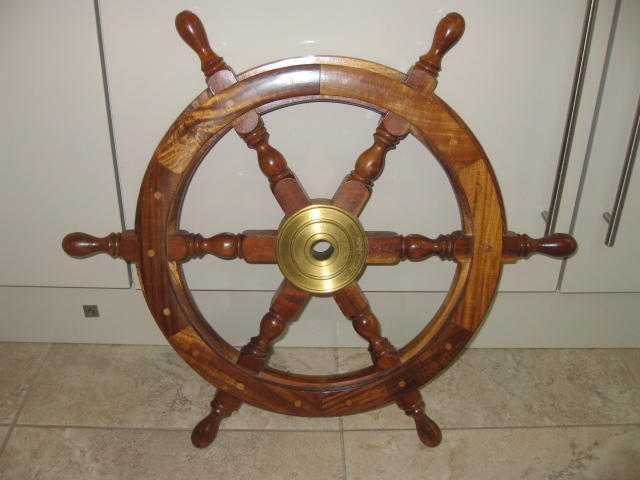 Wood Ship Wheel