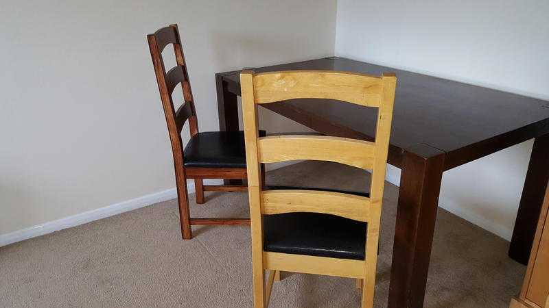 Wood Table and Chairs