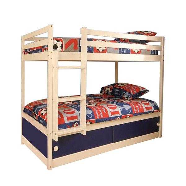 WOODEN BUNK BEDS WITH MATTRESS AND STORAGE - BRAND NEW