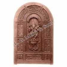wooden carved door