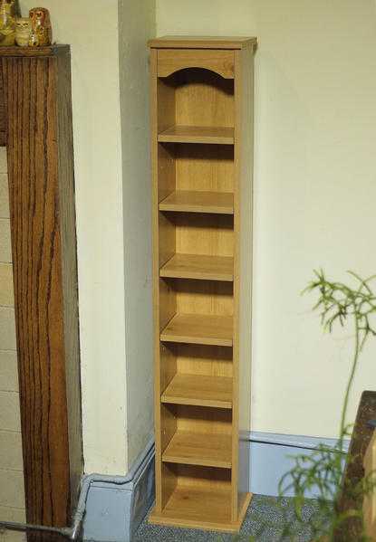 Wooden CD  DVD  Books tower storage shelf unit - Furniture