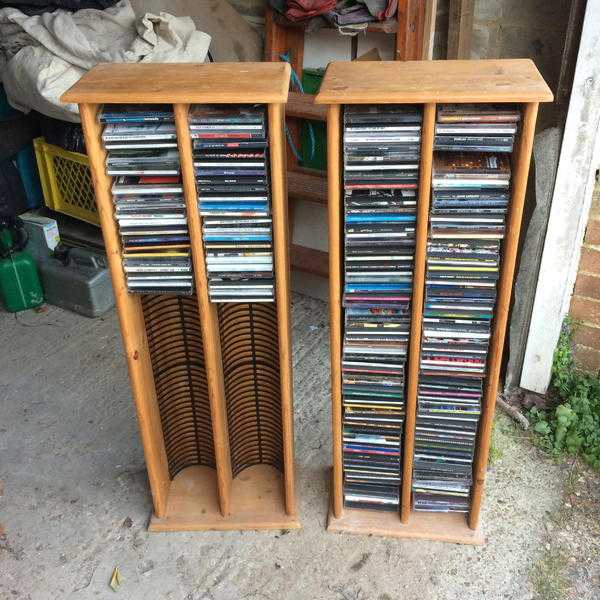 Wooden CD Towers