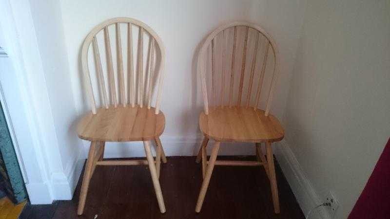 Wooden Chairs - Almost New