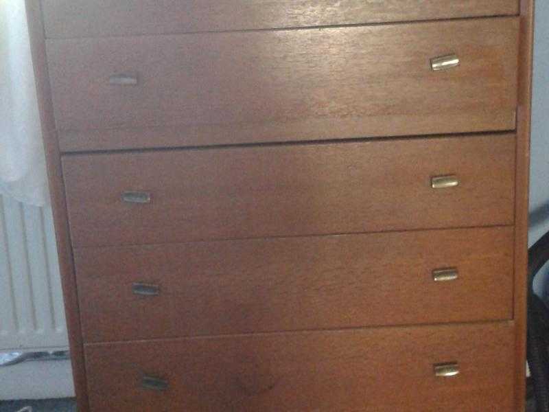 wooden chest of drawers