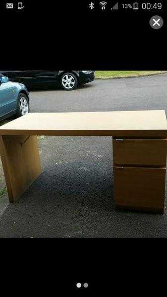 Wooden desk