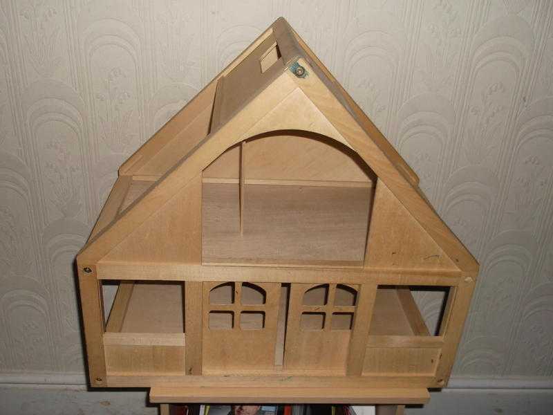 Wooden dolls house