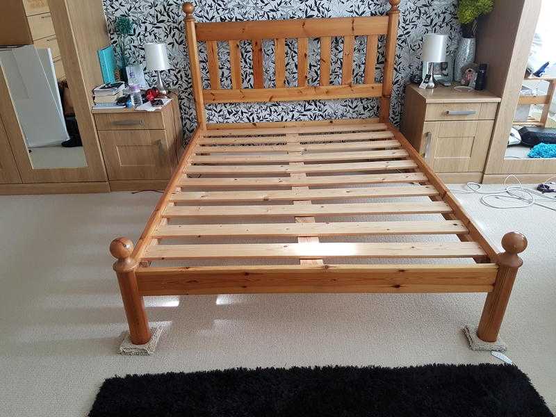 Wooden Double Bed