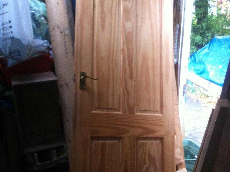 wooden internal door