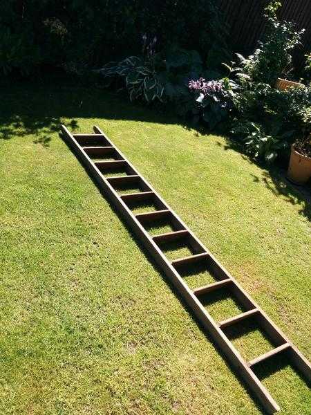 Wooden ladder