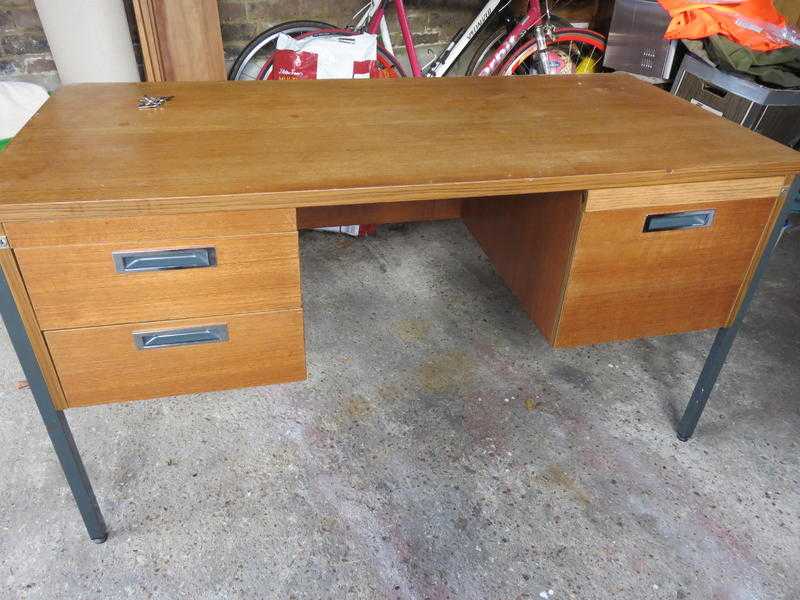 Wooden office desk
