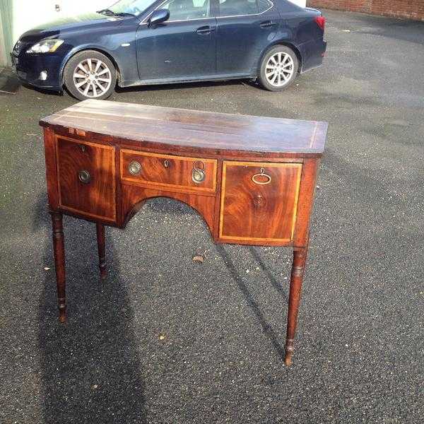 wooden veneer sideboard