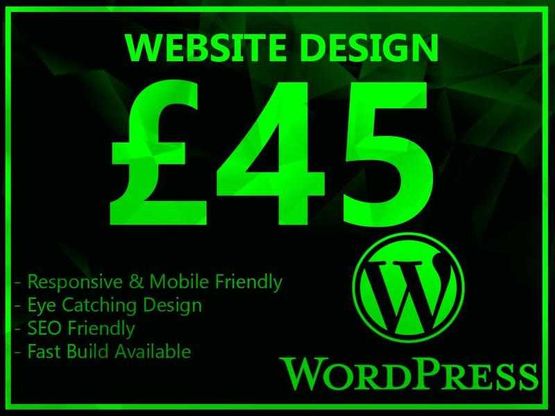 WordPress Website Design - 4 Pages, from 45 - One-pagerMulti-purpose