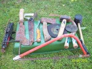 workshop clearance, lots of unusal and useful tools machinery, and vehicles, tractors, vintage cars