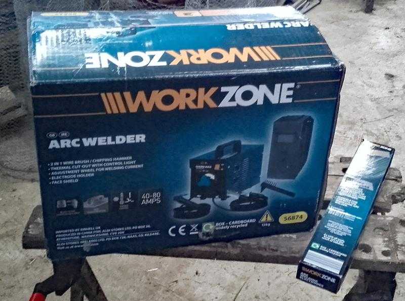 Workzone 40-80 AMP ARC Welder with pack of Electrodes