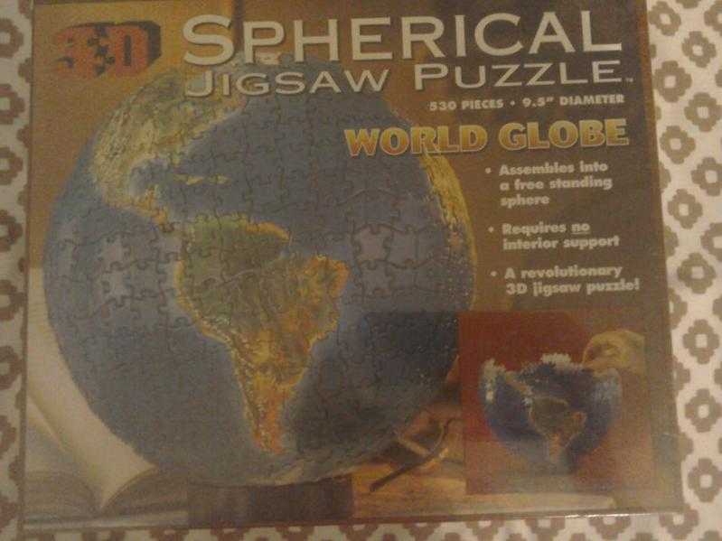 World globe jigsaw puzzle