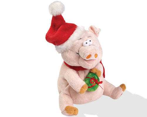 WOW Christmas Carolling Pig