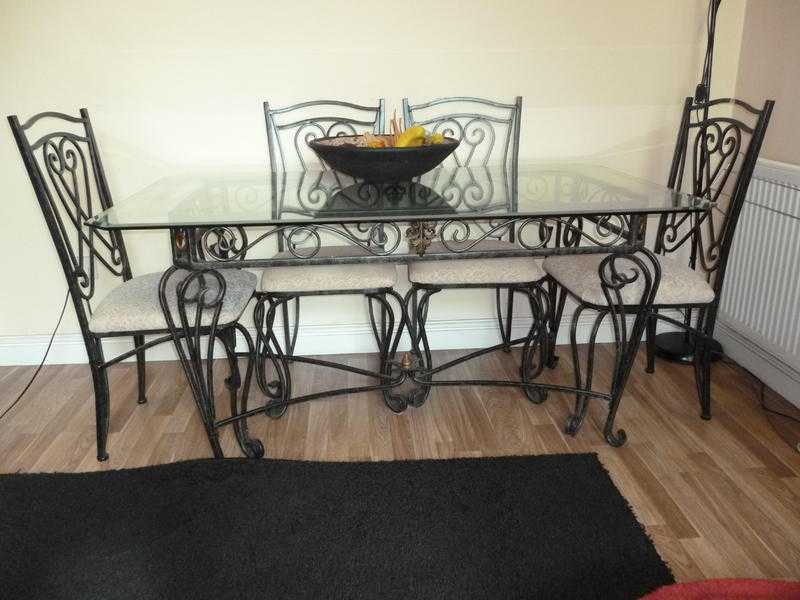 Wrought Iron Dining table set