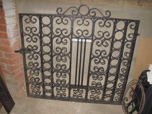 Wrought iron drive gates