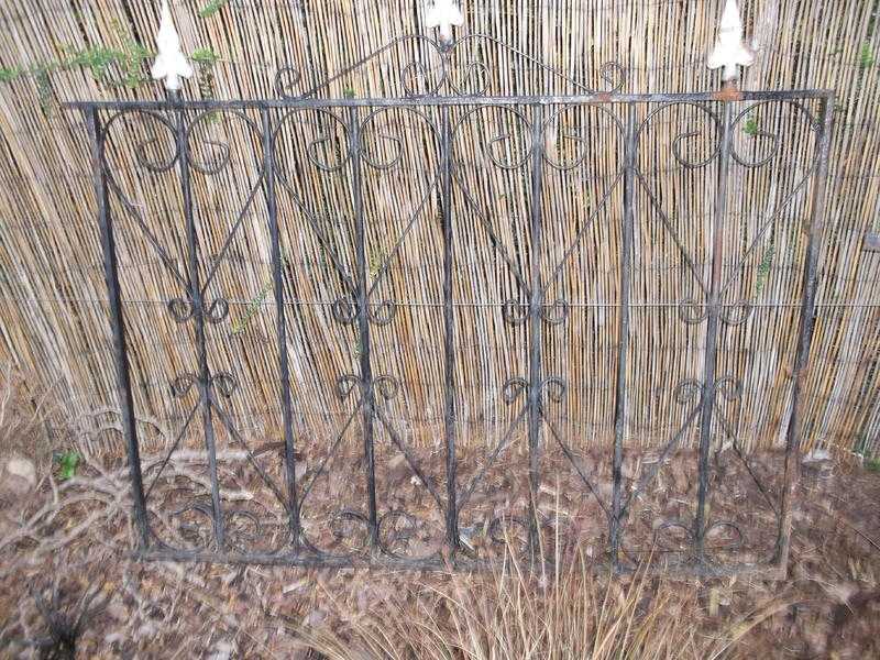 Wrought iron driveway gates