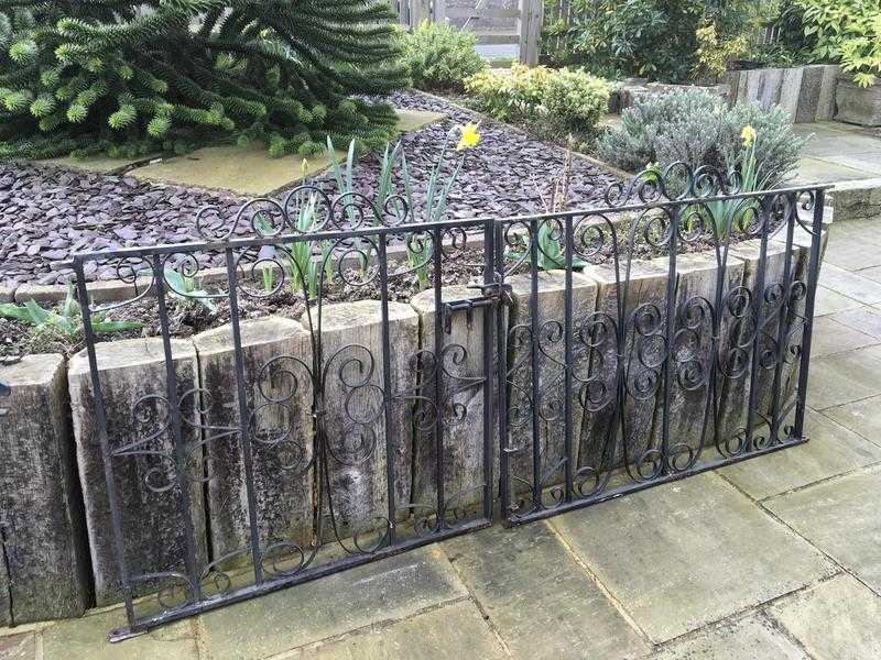 Wrought iron gates