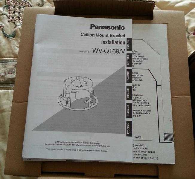 WV-Q169V Panasonic Embedded ceiling bracket - WV-Q169V (CCTV amp Security gt CCT.