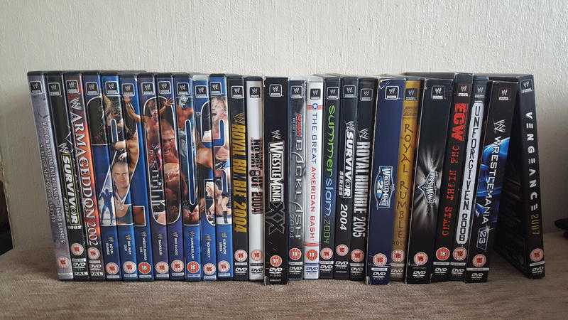 Wwe wrestling dvd collection