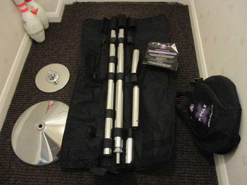 X-Pole pole dancing pole and carry case - good condition