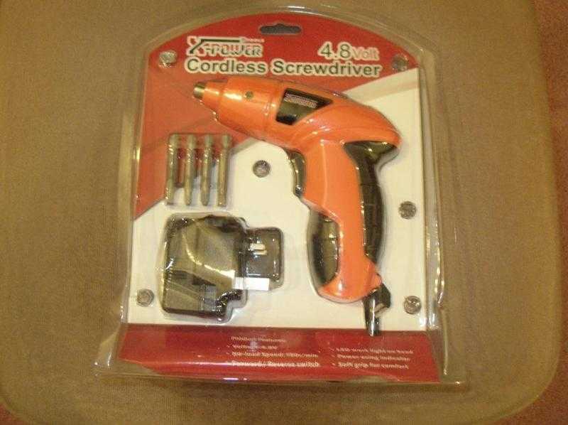 X-Power Tools Cordless Rechargeable Screwdriver - London E18