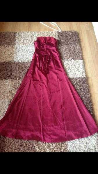 X2 burgundy bridesmaid dresses