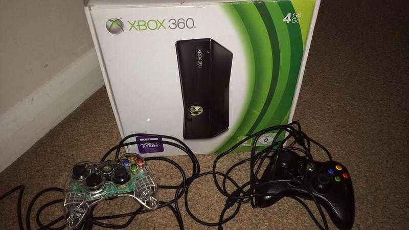 Xbox 360 4gb black slim